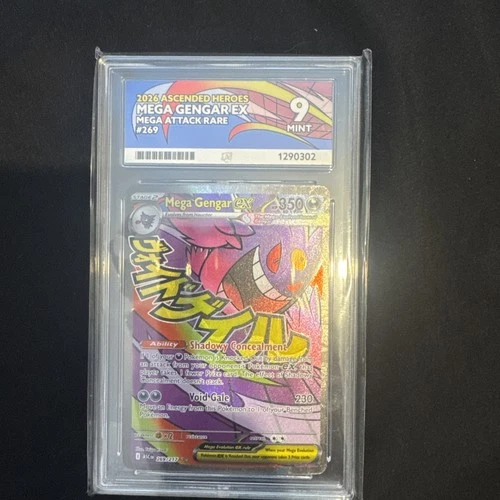 Mega Gengar Ex Mega Attack Rare 269/217 Ace 9 Mint Condition