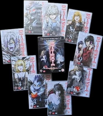 Death Note - Complete Series DVD-Box | Alle 37 Episoden (9 Discs, UK-Import) - Bild 1 von 4