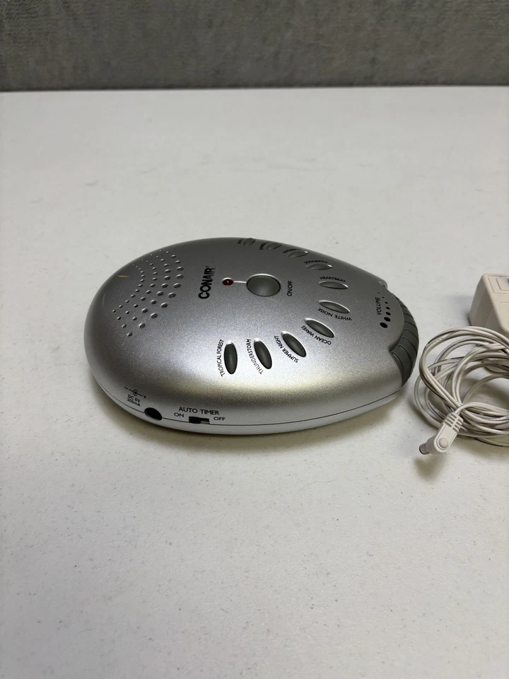 Máquina de Sonido Terapia de Sonido Conair Modelo SU1 Blanco Máquina de Ruido Probada Funcionando Foto 2 de 3