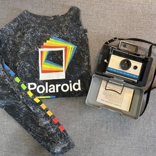 Polaroid Automatic 210 Land Camera Long Sleeve Polaroid Shirt Size M