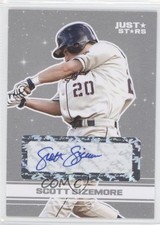 2008 Just Minors Stars Silver Edition 3/10 Scott Sizemore #72 Auto 1b9b