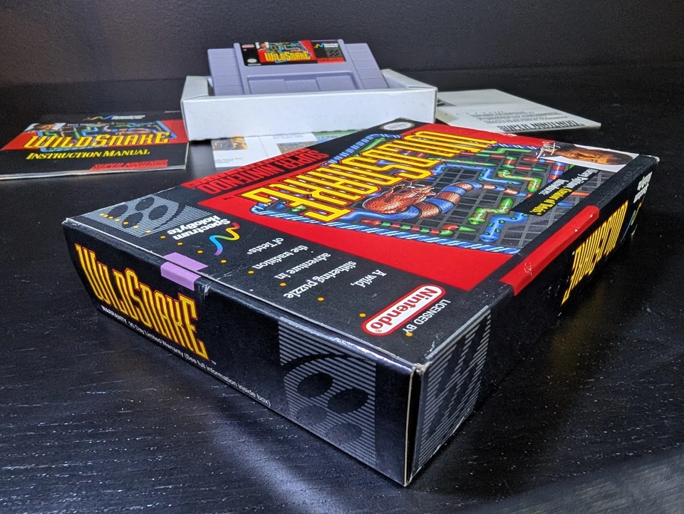 WildSnake | Super Nintendo | SNES | Complete | CIB w/ Inserts | Authentic - Image 3 of 4