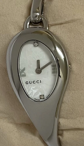 Gucci Horsebit 103 Donna Quarzo Svizzero 21mm Quadrante Bianco Ottime Condizioni