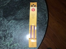 Knitting Needles by Boye Size 11 Aluminum 10 in purple color New