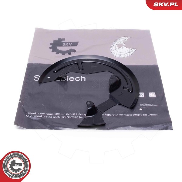 Esen SKV Ankerblech Spritzblech Rechts FüR Renault Clio III BR0/1 CR0/1-image