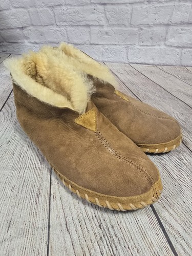 Ciabatte chukka LL Bean Wicked Good Mocs pelle scamosciata marrone taglia 9 M - Foto 13 di 13