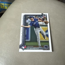 2025 Topps 319 Ernie Clement Toronto Blue Jays Baseball Card