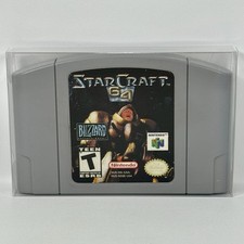 Starcraft 64 (Nintendo N64) Cart Only w/Protective Sleeve - Tested & Authentic