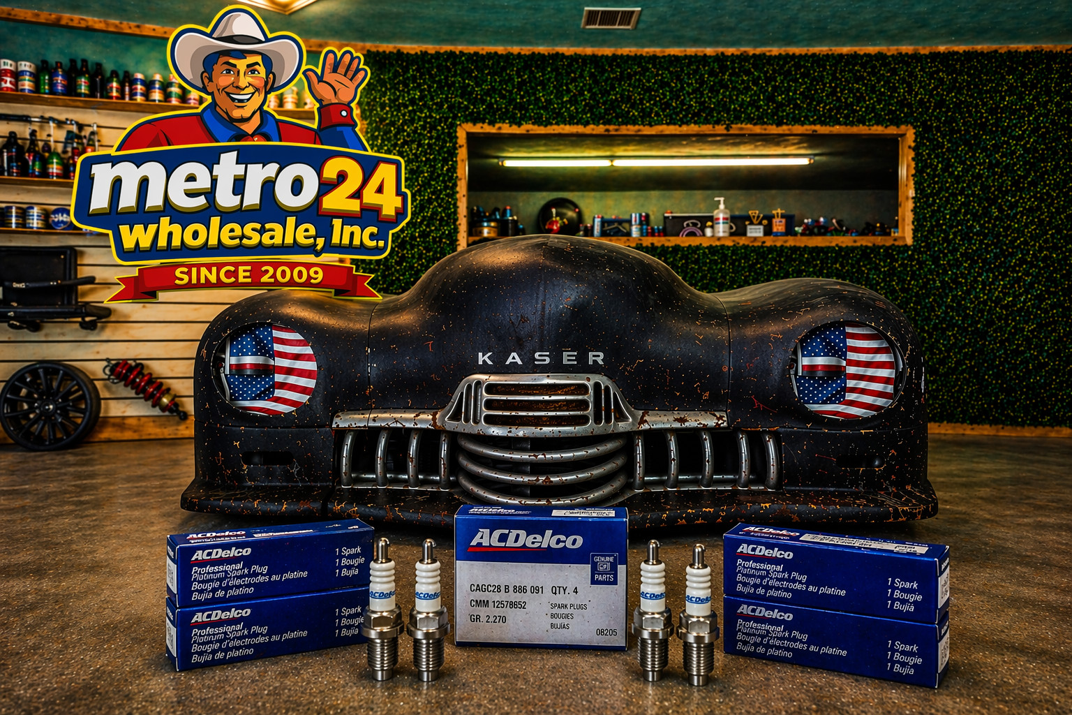 4 ACDelco # 41-101 Professional Iridium Spark Plug  #2568387 same as dealer