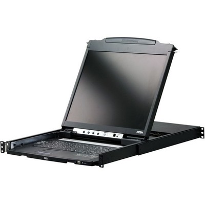 Aten CL5800N 19'' 1U Dual Rail LCD PS/2 and USB KVM Console