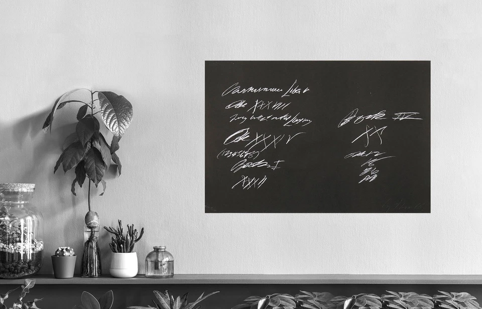 CY TWOMBLY ORIGINAL SERIGRFIE 8 ODI DI ORAZIO 1968 HANDSIGNIERT VP: 137843€* - Bild 2 von 4