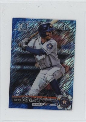 2017 Bowman Chrome Minis Blue Shimmer Refractor 116/150 Miguelangel Sierra 1m01