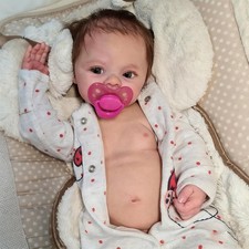 Anano Reborn Baby Dolls Silicone Full Body-18 in Realistic Baby Doll Newborn Boy