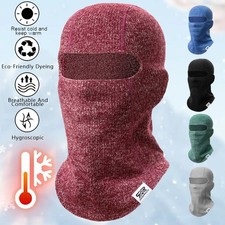 Balaclava Full Face Mask Beanie Hats Winter Knitted Windproof Thermal Head Cover