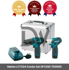 Makita LCT204 Combo Set DF330D TD090D 10.8V 1.3Ah x 2ea Charger Hard Case DC10WA