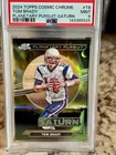 2024 Topps Cosmic Chrome Tom Brady Planetary Pursuit SATURN PSA 9 Patriots
