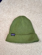 Toddler Patagonia Hat 18mo.-3yr. Old Green GUC Outdoor Camping Stocking Hat