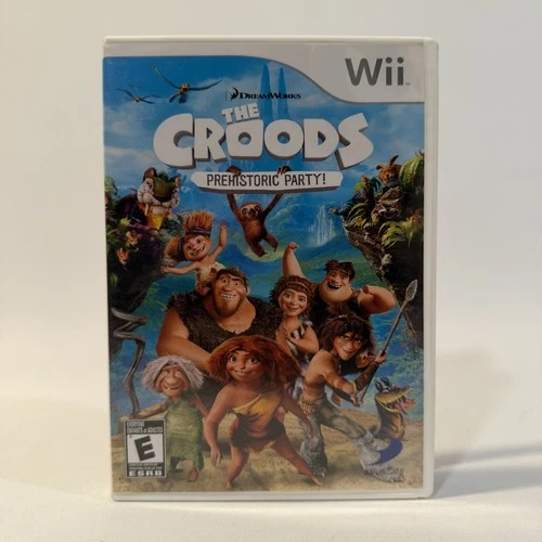 The Croods Prehistoric Party Nintendo Wii Family Party Mini Game Video Game