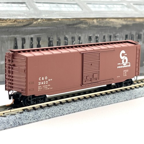 Micro-Trains escala N 31080 Chesapeake Ohio 50 ft puerta única estándar Boxcar C&O 21422 | Zustand: Used