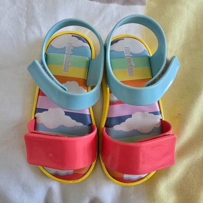 Minnie Melissa Kids' Jump Ankle Strap Sandals Size 9 Toddler
