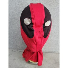 Deadpool Mask Costume Cosplay Adult Red Black Marvel Superhero Head Cover