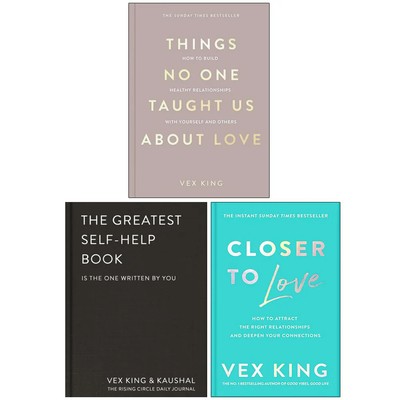 Vex King Collection 3 Books Set (Things No One Taught Us About Love, The Greates