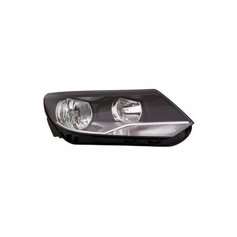 Phare avant droit H7 anti-condensation pour corriger l'éclairage Tiguan 2011-2016