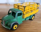 Dinky Toys 343 -  Dodge Cattle Truck -  Green Yellow Issue - Playworn - No Box