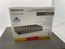 LOT OF 2 Netgear GS308-300PAS 8 Port Gigabit Ethernet Unmanaged Switch GS308v3