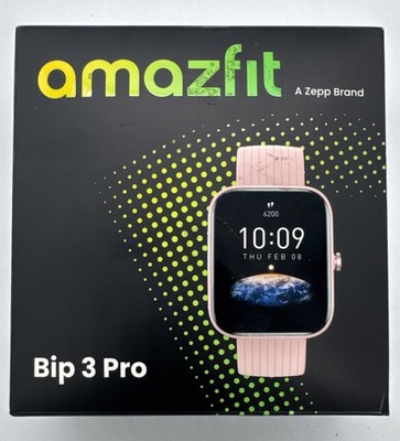 Amazfit Bip 3 Pro Smart Watch - Pink