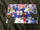 Buffalo Bills STEVE TASKER Signed 4x6 Photo FOOTBALL AUTOGRAPH 1A
