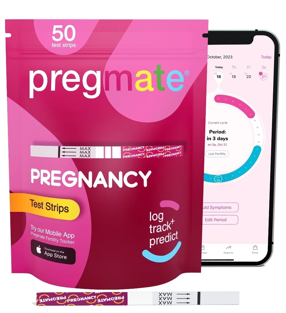 FREE SHIP - Pregmate Pregnancy Test Strips 50 Ct Exp.9/27.Factory Sealed