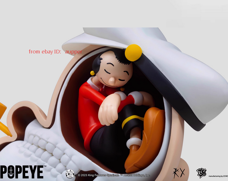 Zcwo Fools Garden Popeye Lover Ver. 36cm Vinyl Trendy Toy Gift