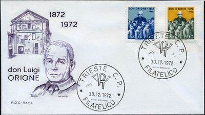 REP. IT. 1972 BUSTA F.D.C. 1. TAG ORION AUSGABE