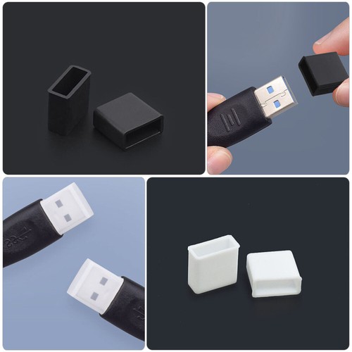 30 Pcs Staubschutzhaube Abdeckung Des Computeranschlusses USB-Abdeckkappen - Zdjęcie 11 z 12