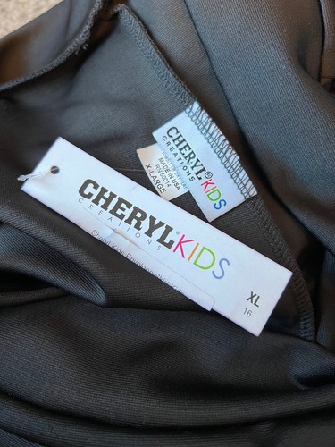 Cheryl Creations Kids black envelope skort NWT - Picture 5 of 8