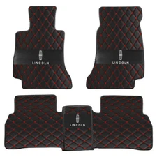 For Lincoln Custom Car Set Floor Mats MKC MKS MKT MKX MKZ Luxury All Weather