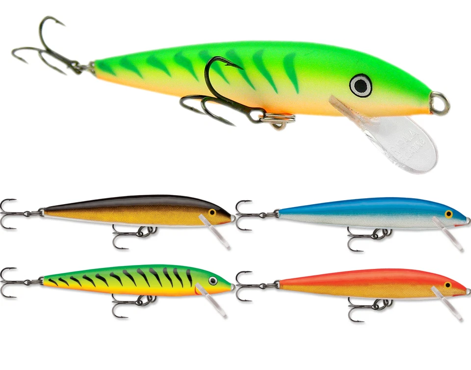 Rapala Original Floater F09 9cm 5g VMC Hameçons Leurres Balsa COULEURS! - Photo 1/1