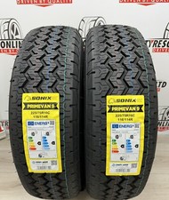 2 X 225 75 16C SONIX 116/114R 225/75R16C BRAND NEW COMMERCIAL VAN TYRES 2257516C