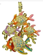 Kirks Folly Fish Fun In The Coral Magnetic Enhancer (Goldtone)