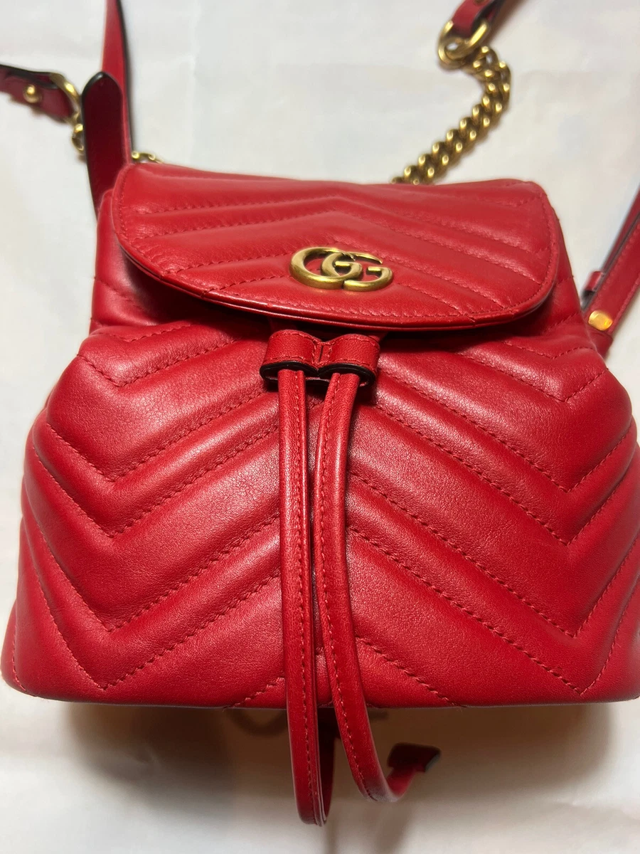 Gucci GG Marmont quilted leather backpack Detail 2