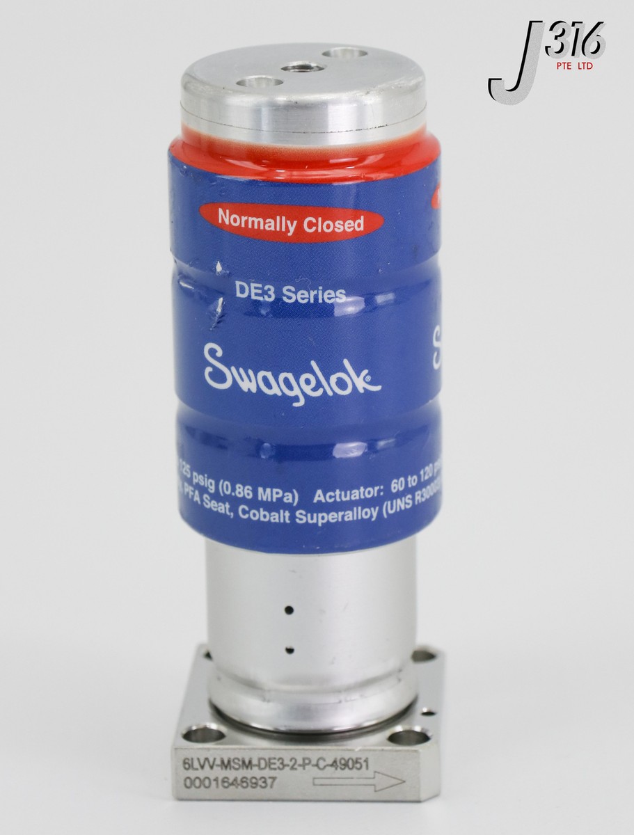 S①-２ 21315 SWAGELOK DE3 SERIES DIAPHRAGM VALVE 6LVV-MSM-DE3-2-P-C-49051