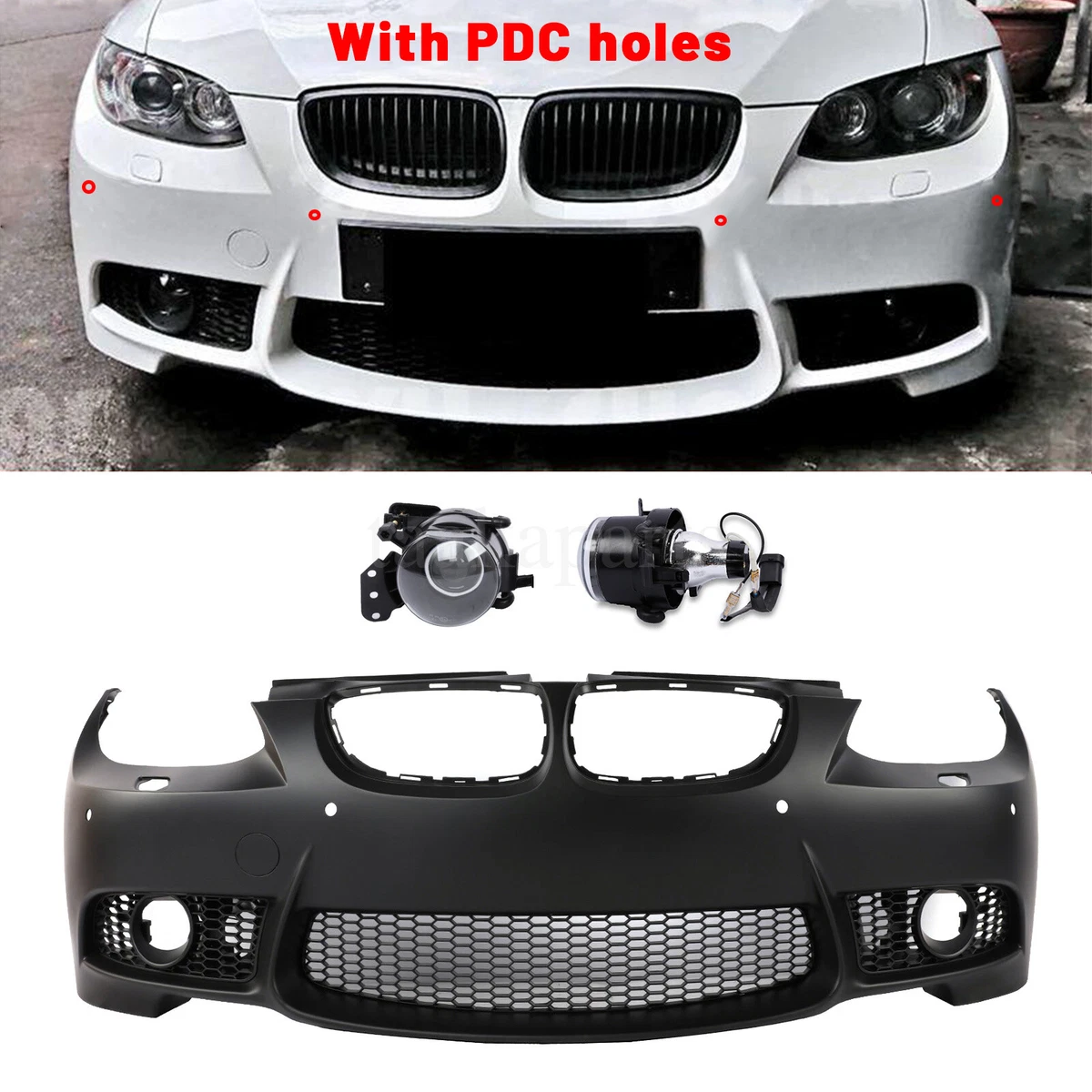 2009 bmw 335i m sales sport front bumper