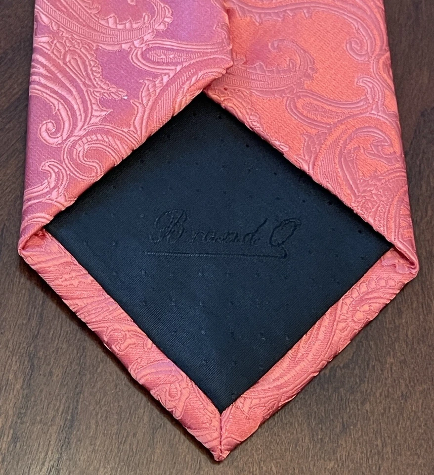 Corbata de cuello para hombre marca Q 100 % microfibra hecha en China Foto 2 de 4