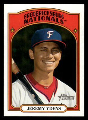 2021 Topps Heritage Minor League #159 Jeremy Ydens Card Fredericksburg Nationals