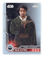 2023 TOPPS CHROME STAR WARS 13 HAJA ESTREE SILVER REFRACTOR