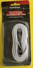 RadioShack 25 FT RJ 11 RJ-14-Pin Modular Telephone Extension Phone Line Cord -10