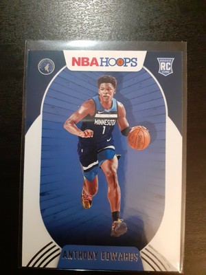 Anthony Edwards NBA Hoops 2020-21 rookie trading card | eBay