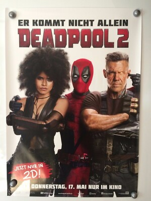 Filmposter * Kinoplakat * A1 * Deadpool 2 * 2018 * gerollt