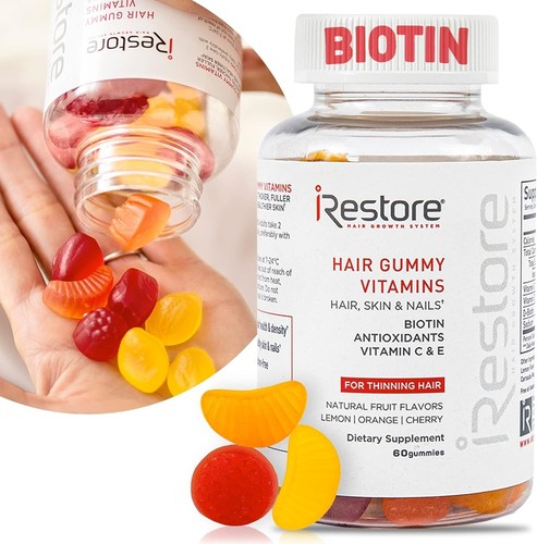 iRestore Biotin with Vitamins for Healthy Hair Skin Nails | Nature's 10000mcg